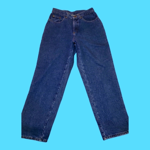 L.L. Bean Double L Relaxed fit fully lined women's jeans. Size 10p - Picture 4 of 7